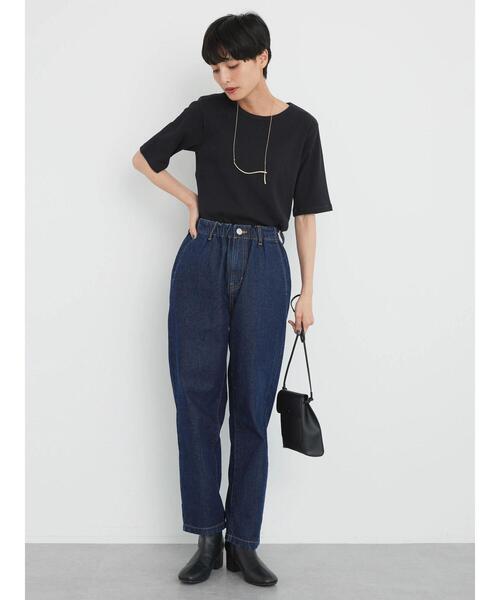 AMERICAN HOLIC（アメリカンホリック）の「5分袖リブカットプルオーバー（Tシャツ/カットソー・レディース・ブラック/パープル/ブラウン/オフホワイト/その他7・M/L）」の19枚目の写真