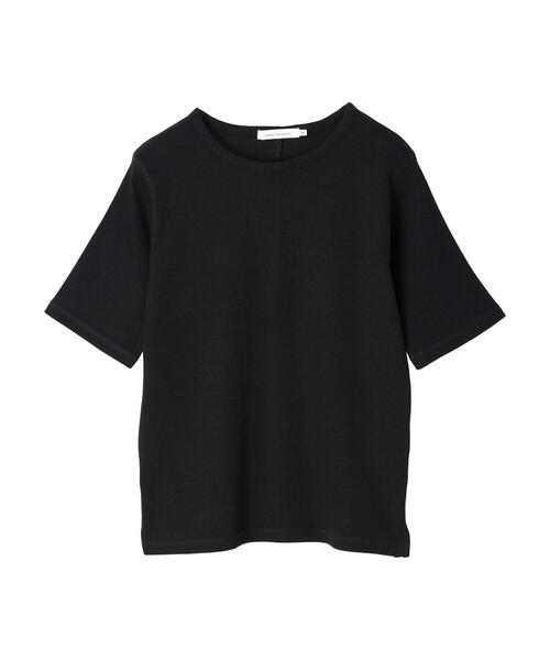 セール】5分袖リブカットプルオーバー（Tシャツ/カットソー