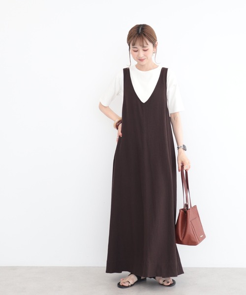 AMERICAN HOLIC（アメリカンホリック）の「5分袖リブカットプルオーバー（Tシャツ/カットソー・レディース・ブラック/パープル/ブラウン/オフホワイト/その他7・M/L）」の7枚目の写真