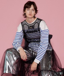 MAISON SPECIAL | NEW CRUSHボーダーロンTEE【MAISON SPECIAL/メゾンスペシャル】(Tシャツ/カットソー)