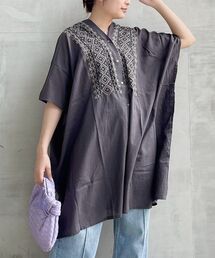 カフタン刺繍ワンピース