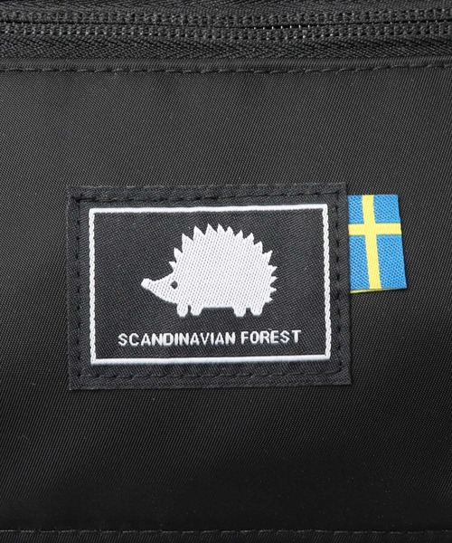 SCANDINAVIAN FOREST(スカンジナビアン・フォレスト)の「<A.M.S.限定> 撥水ナイロン 軽量 コンパクト ウエストバッグ ポーチ(ボディバッグ/ウエストポーチ・レディース・ベージュ/ブラック/グレー/アイボリー/サックスブルー・FREE)」の11枚目の写真