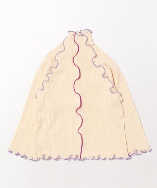 CALMIA（カルミア）の「メローリブタートルカットソー（90～150cm）（Tシャツ/カットソー・キッズ・オフホワイト/ブラウン/ピンク/グレー・110/120/100/90/130/140/150）」の13枚目の写真