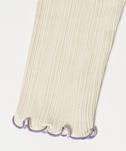 CALMIA（カルミア）の「メローリブタートルカットソー（90～150cm）（Tシャツ/カットソー・キッズ・オフホワイト/ブラウン/ピンク/グレー・110/120/100/90/130/140/150）」の14枚目の写真