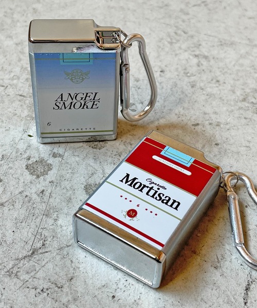 オリジナルプリント タバコデザイン 灰皿キーホルダー 携帯灰皿