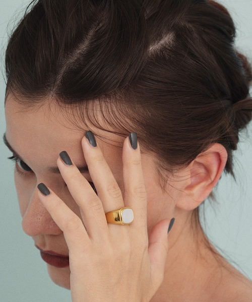 CENE(セネ)の「【CENE】セネ/シェルリング(リング・レディース・ゴールド系その他2/ゴールド系その他・#13/#11/#9)」の11枚目の写真