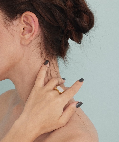 CENE(セネ)の「【CENE】セネ/シェルリング(リング・レディース・ゴールド系その他2/ゴールド系その他・#13/#11/#9)」の12枚目の写真