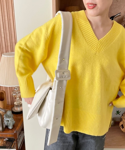 LOWRYS FARM(ローリーズファーム)の「ナカワタフラップショルダーBAG 974765(ショルダーバッグ・レディース・ホワイト/ブラック/パープル・FREE)」の2枚目の写真