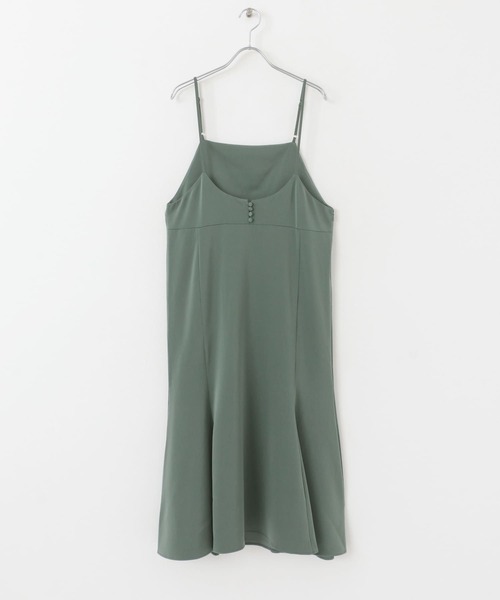 SENSE OF PLACE by URBAN RESEARCH（センスオブプレイスバイアーバンリサーチ）の「サテンキャミワンピース（ワンピース・レディース・グリーン/ライトベージュ/ブラック・ONE/S）」の14枚目の写真