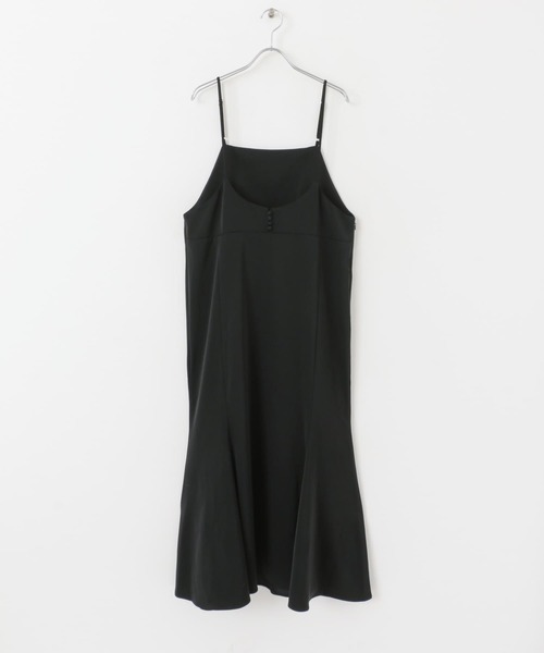 SENSE OF PLACE by URBAN RESEARCH（センスオブプレイスバイアーバンリサーチ）の「サテンキャミワンピース（ワンピース・レディース・グリーン/ライトベージュ/ブラック・ONE/S）」の15枚目の写真