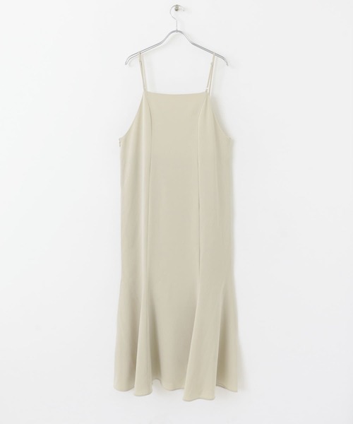 SENSE OF PLACE by URBAN RESEARCH（センスオブプレイスバイアーバンリサーチ）の「サテンキャミワンピース（ワンピース・レディース・グリーン/ライトベージュ/ブラック・ONE/S）」の18枚目の写真