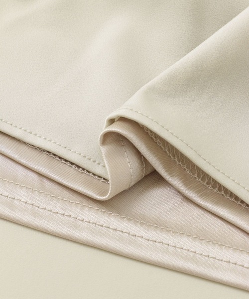 SENSE OF PLACE by URBAN RESEARCH（センスオブプレイスバイアーバンリサーチ）の「サテンキャミワンピース（ワンピース・レディース・グリーン/ライトベージュ/ブラック・ONE/S）」の20枚目の写真