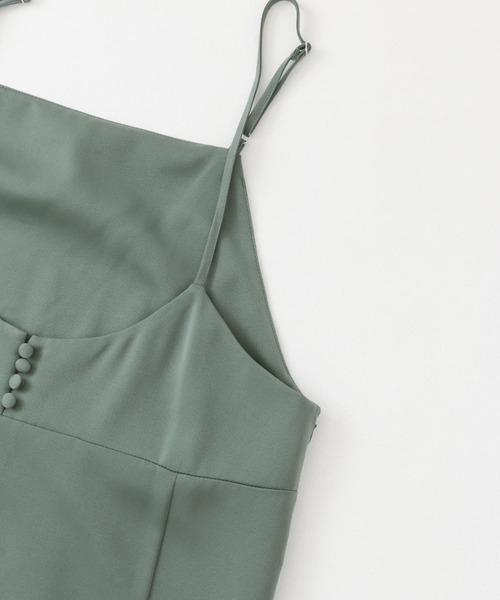 SENSE OF PLACE by URBAN RESEARCH（センスオブプレイスバイアーバンリサーチ）の「サテンキャミワンピース（ワンピース・レディース・グリーン/ライトベージュ/ブラック・ONE/S）」の21枚目の写真