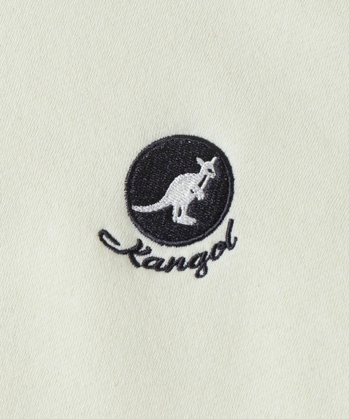 KANGOL（カンゴール）の「【KANGOL】 サイドライン ワンポイント ロゴ 刺繍 ハーフジップ 長袖 スウェット トレーナー（スウェット・メンズ・ホワイト/ブラック/アイボリー系/ネイビー/アイボリー/杢グレー/チャコール/ホワイト系1/ネイビー系/オートミール/グレー系1/ホワイト系/グレー系/ブラック系/ブルー系/ダークグリーン系/ダークグリーン/ブルー・LARGE/MEDIUM）」の21枚目の写真