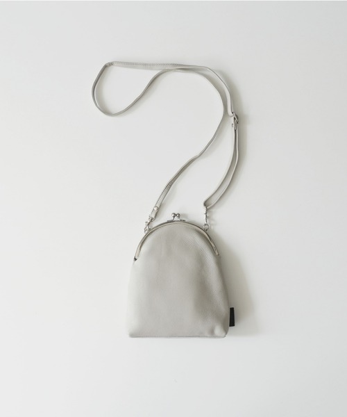 TIDEWAY（タイドウェイ）の「SHEETS がま口 SHOULDER（ショルダーバッグ・レディース・ブラック/ダークグレー/ライトグレー/グレイッシュベージュ・FREE）」の6枚目の写真