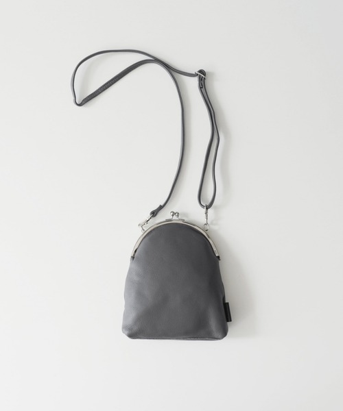 TIDEWAY（タイドウェイ）の「SHEETS がま口 SHOULDER（ショルダーバッグ・レディース・ブラック/ダークグレー/ライトグレー/グレイッシュベージュ・FREE）」の7枚目の写真