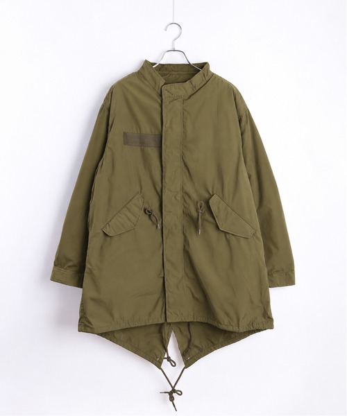 HOUSTON(ヒューストン)の「HOUSTON 3way M65パーカー(モッズコート・メンズ・オリーブドラブ/ブラック・M/L/S/3XS/2XS/XS)」の2枚目の写真