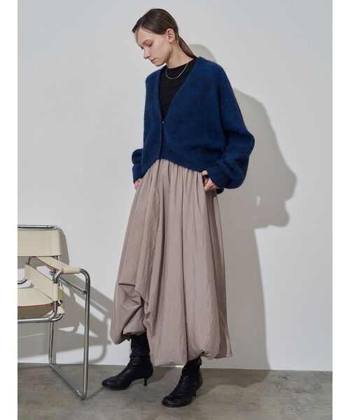 ELENDEEK(エレンディーク)の「ハンギングバルーンスカート(スカート・レディース・ベージュ/ブラック・02/01)」の10枚目の写真