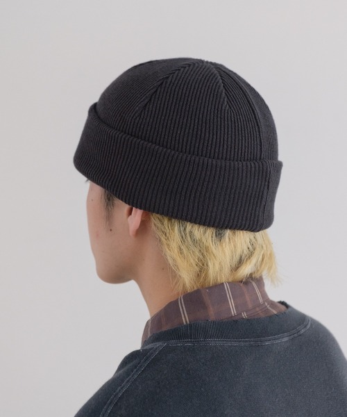 WHIMSIC(ウィムジック)の「【UNISEX】ニットビーニー(ニットキャップ/ビーニー・メンズ・チャコールグレー/ブラウン/ブラック・FREE)」の8枚目の写真