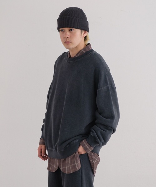 WHIMSIC(ウィムジック)の「【UNISEX】ニットビーニー(ニットキャップ/ビーニー・メンズ・チャコールグレー/ブラウン/ブラック・FREE)」の10枚目の写真