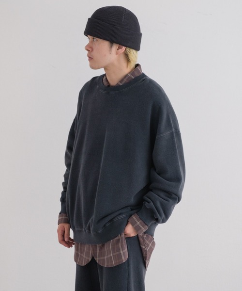 WHIMSIC(ウィムジック)の「【UNISEX】ニットビーニー(ニットキャップ/ビーニー・メンズ・チャコールグレー/ブラウン/ブラック・FREE)」の11枚目の写真