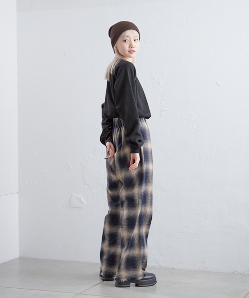 WHIMSIC(ウィムジック)の「【UNISEX】ニットビーニー(ニットキャップ/ビーニー・メンズ・チャコールグレー/ブラウン/ブラック・FREE)」の15枚目の写真