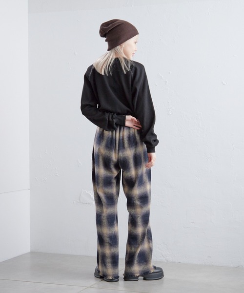 WHIMSIC(ウィムジック)の「【UNISEX】ニットビーニー(ニットキャップ/ビーニー・メンズ・チャコールグレー/ブラウン/ブラック・FREE)」の16枚目の写真