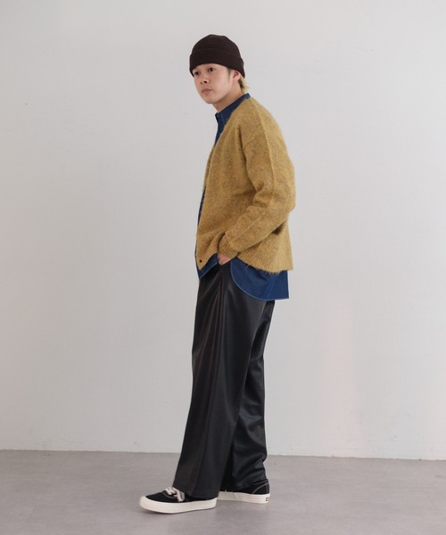 WHIMSIC(ウィムジック)の「【UNISEX】ニットビーニー(ニットキャップ/ビーニー・メンズ・チャコールグレー/ブラウン/ブラック・FREE)」の20枚目の写真
