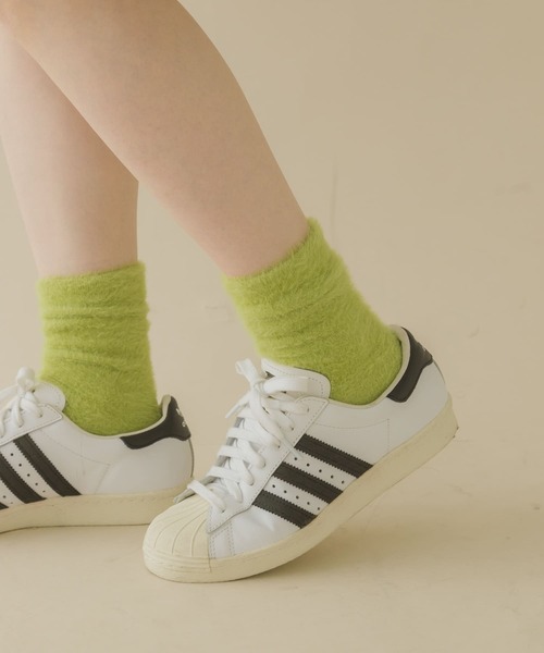 SMELLY（スメリー）の「シャギーソックス（ソックス/靴下・レディース・ブルー/ベージュ/グリーン系その他・22/25（85-100））」の7枚目の写真