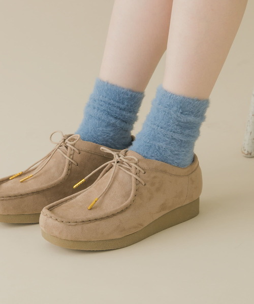 SMELLY（スメリー）の「シャギーソックス（ソックス/靴下・レディース・ブルー/ベージュ/グリーン系その他・22/25（85-100））」の8枚目の写真