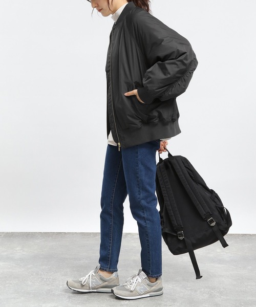 GLOBAL WORK Smile Seed Store（グローバルワーク スマイルシードストア）の「エアサーマルMA-1/704193（MA-1・レディース・ブラック/ライトカーキ/アイボリー・MEDIUM/LARGE/X-LARGE/SMALL）」の13枚目の写真