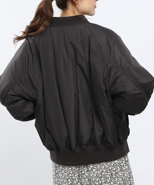 GLOBAL WORK Smile Seed Store（グローバルワーク スマイルシードストア）の「エアサーマルMA-1/704193（MA-1・レディース・ブラック/ライトカーキ/アイボリー・MEDIUM/LARGE/X-LARGE/SMALL）」の20枚目の写真