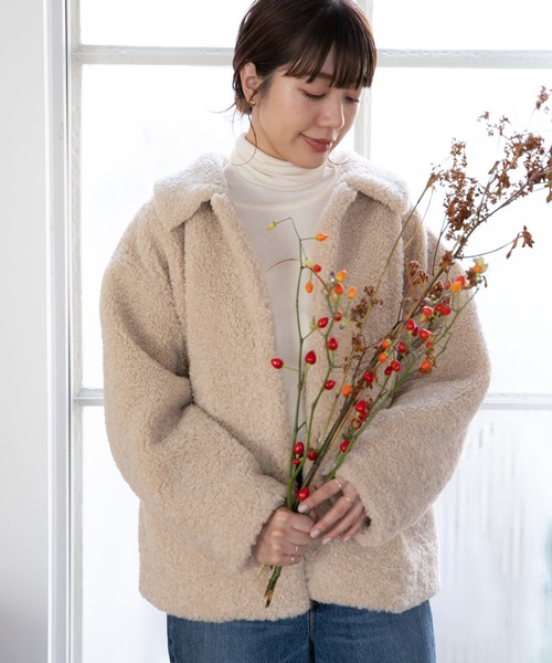 【新品タグ付き】【UR SONNYLABEL】プードルボアエリツキブルゾン URBAN RESEARCH Sonny Label（アーバンリサーチサニーレーベル
