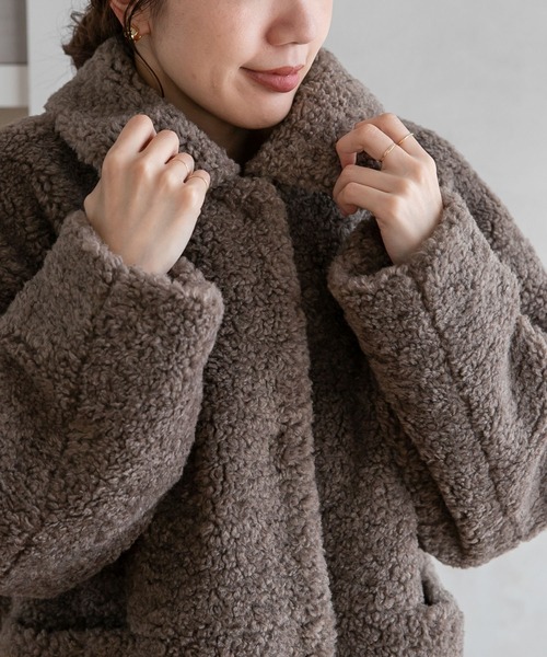 【新品タグ付き】【UR SONNYLABEL】プードルボアエリツキブルゾン URBAN RESEARCH Sonny Label（アーバンリサーチサニーレーベル