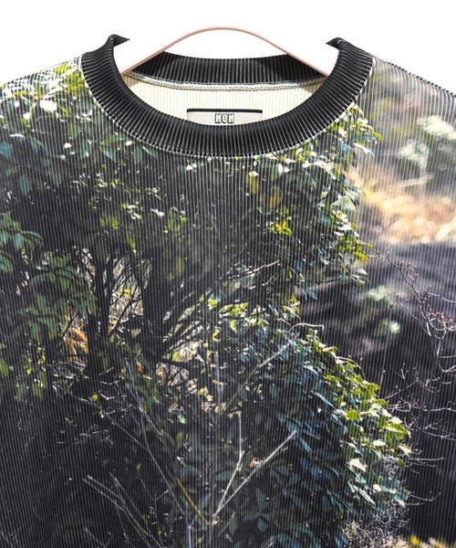 NON TOKYO(ノントーキョー)の「PRINT RIB FLARE SLEEVE C/S(Tシャツ/カットソー・レディース・ライトブルー/マルチ/カラフル・FREE)」の15枚目の写真