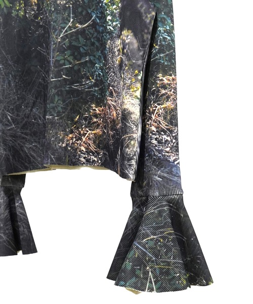 NON TOKYO(ノントーキョー)の「PRINT RIB FLARE SLEEVE C/S(Tシャツ/カットソー・レディース・ライトブルー/マルチ/カラフル・FREE)」の16枚目の写真
