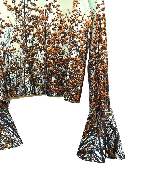 NON TOKYO(ノントーキョー)の「PRINT RIB FLARE SLEEVE C/S(Tシャツ/カットソー・レディース・ライトブルー/マルチ/カラフル・FREE)」の20枚目の写真