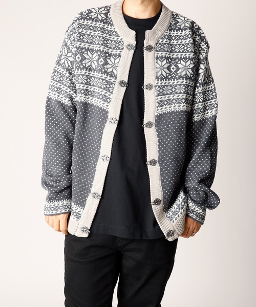 【セール】「INASTUDIOS SELECT」ジャガード チロリアン カーディガン（カーディガン/ボレロ）｜INASTUDIOS ZOO（イーナストゥディオスズー）