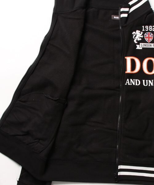 STYLEBLOCK（スタイルブロック）の「HIGHQUALITYフリースプリントブルゾン(london)（ブルゾン・メンズ・ネイビー/ベージュ/ブラック/ヘザーチャコール・L/M/LL）」の6枚目の写真