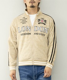 STYLEBLOCK | HIGHQUALITYフリースプリントブルゾン(london)(ブルゾン)