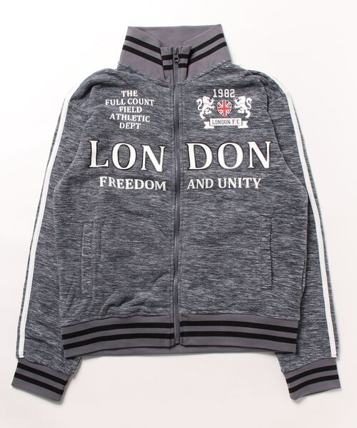 STYLEBLOCK（スタイルブロック）の「HIGHQUALITYフリースプリントブルゾン(london)（ブルゾン・メンズ・ネイビー/ベージュ/ブラック/ヘザーチャコール・L/M/LL）」の10枚目の写真