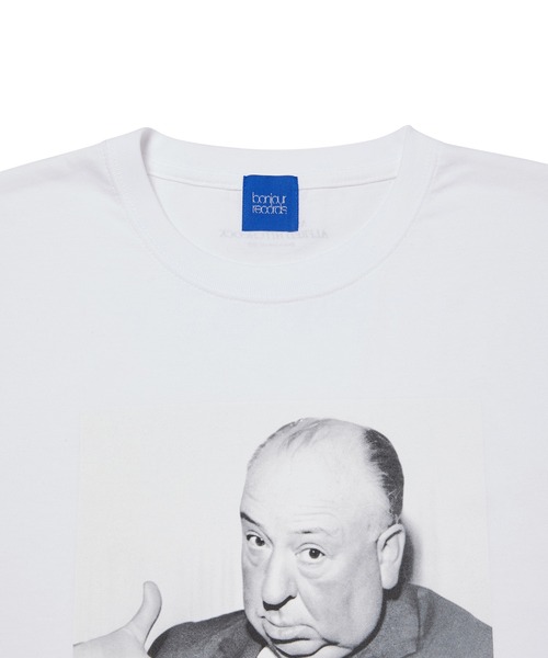 bonjour records（ボンジュールレコーズ）の「【Bonjour records/ボンジュールレコード】 Original Hitchcock Clock Tee ヒッチコック「Clock」 ショートスリーブTシャツ（Tシャツ/カットソー・メンズ・ホワイト/ブラック・M/XL/L/S）」の8枚目の写真