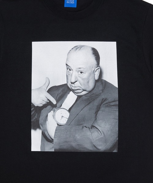 bonjour records（ボンジュールレコーズ）の「【Bonjour records/ボンジュールレコード】 Original Hitchcock Clock Tee ヒッチコック「Clock」 ショートスリーブTシャツ（Tシャツ/カットソー・メンズ・ホワイト/ブラック・M/XL/L/S）」の5枚目の写真