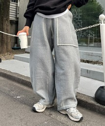 etsinta | 【etsinta/エシンタ】リメイクカーブスウェットパンツ(スウェットパンツ)