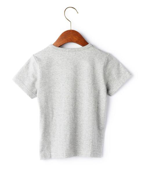 green label relaxing（グリーンレーベルリラクシング）の「【KIDS】テンジク メッセージハクプリント ◆（Tシャツ/カットソー・キッズ・オフホワイト/グレー・105/95/135/125/115）」の6枚目の写真