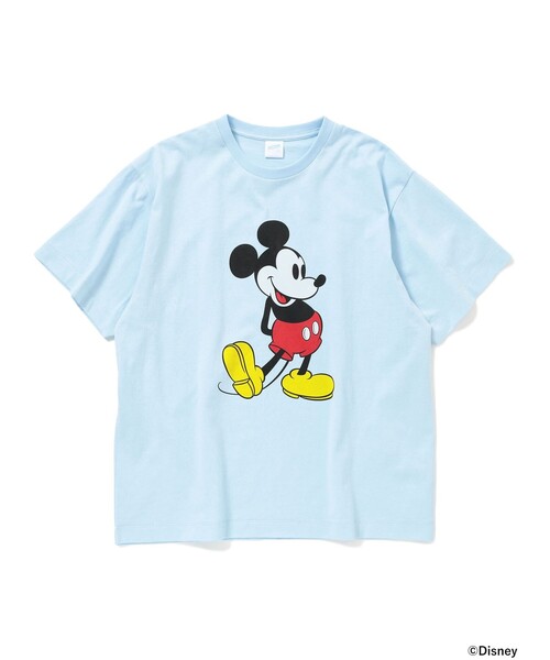 B:MING by BEAMS（ビーミングバイビームス）の「SPORTS WEAR × B:MING by BEAMS / Disney / T-Shirt（Tシャツ/カットソー・メンズ・ブラック系その他4/サックスブルー/オフホワイト・SMALL/MEDIUM/LARGE/X-LARGE）」の3枚目の写真