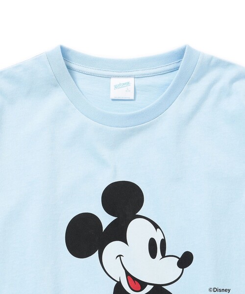 B:MING by BEAMS（ビーミングバイビームス）の「SPORTS WEAR × B:MING by BEAMS / Disney / T-Shirt（Tシャツ/カットソー・メンズ・ブラック系その他4/サックスブルー/オフホワイト・SMALL/MEDIUM/LARGE/X-LARGE）」の5枚目の写真
