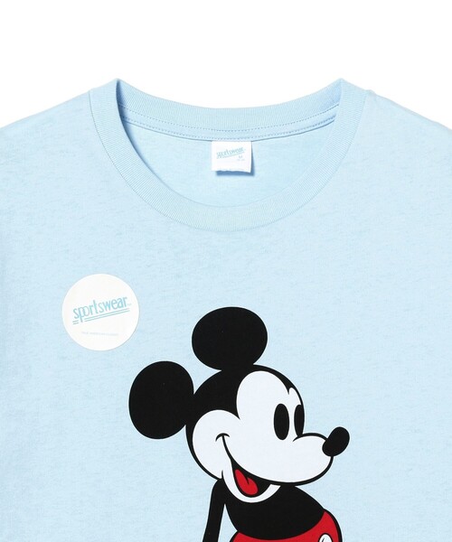 B:MING by BEAMS（ビーミングバイビームス）の「SPORTS WEAR × B:MING by BEAMS / Disney / T-Shirt（Tシャツ/カットソー・メンズ・ブラック系その他4/サックスブルー/オフホワイト・SMALL/MEDIUM/LARGE/X-LARGE）」の18枚目の写真