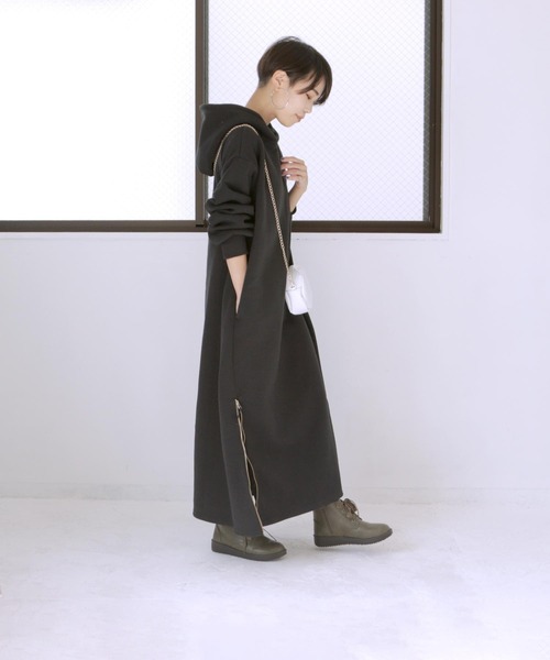 SOROTTO(ソロット)の「【軽量】厚底レースアップショートブーツ/ローヒール(ブーツ・レディース・ダークブラウン/ブラック/カーキ・23.0cm/24.5cm/23.5cm/24.0cm/22.5cm)」の19枚目の写真