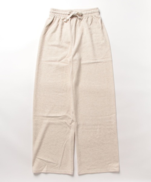anap mimpi（アナップミンピ）の「起毛ランダムリブワイドパンツ（その他パンツ・レディース・アイボリー/ブラック/ベージュ・FREE）」の11枚目の写真